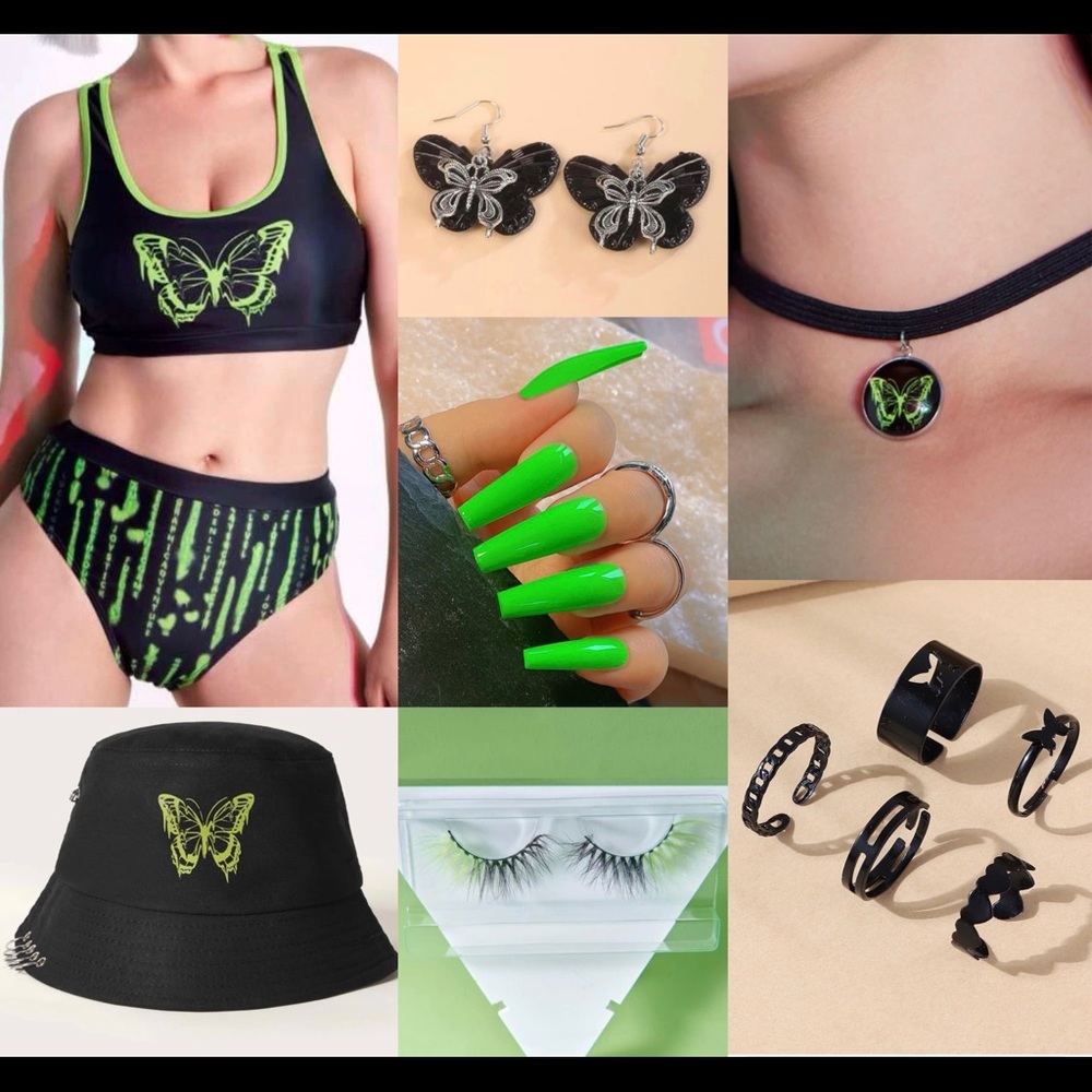 Matrix Butterfly Full Rave Outfit - Picture 1 of 8